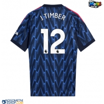 Moški Nogometni dresi Arsenal Jurrien Timber #12 Gostujoči 2025-26 Kratek Rokav